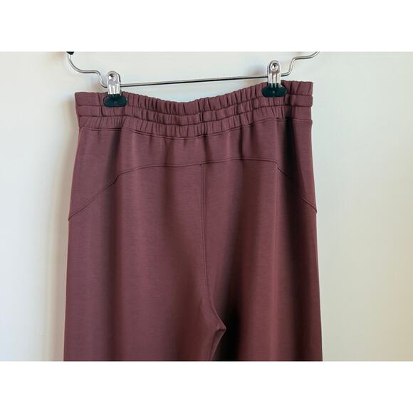 Spanx AirEssentials Drawstring Waist Wide Leg Pants Plum Berry Women's Large - Picture 6 of 9